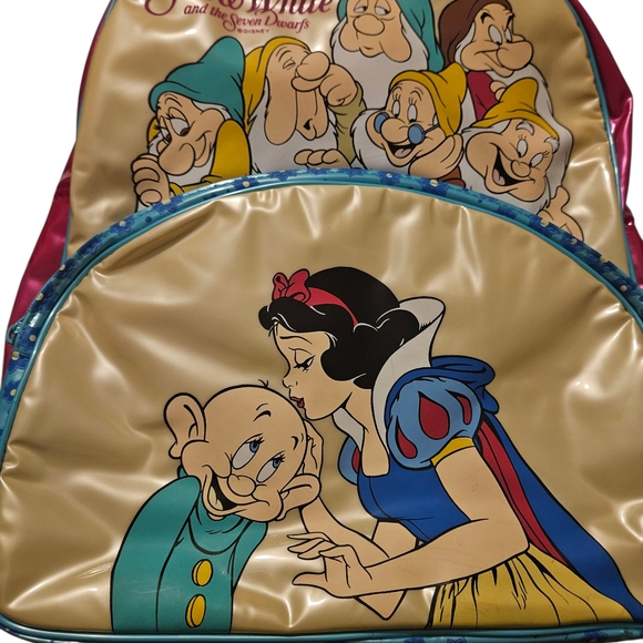 Vintage Disneys Snow White and the Seven Dwarfs Backpack - Picture 2 of 10